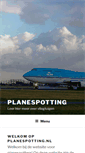 Mobile Screenshot of planespotting.nl