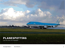 Tablet Screenshot of planespotting.nl